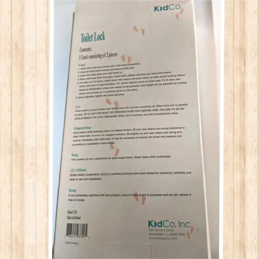 KIDCO Toilet Lock Bathroom Childproofing Tool NEW
